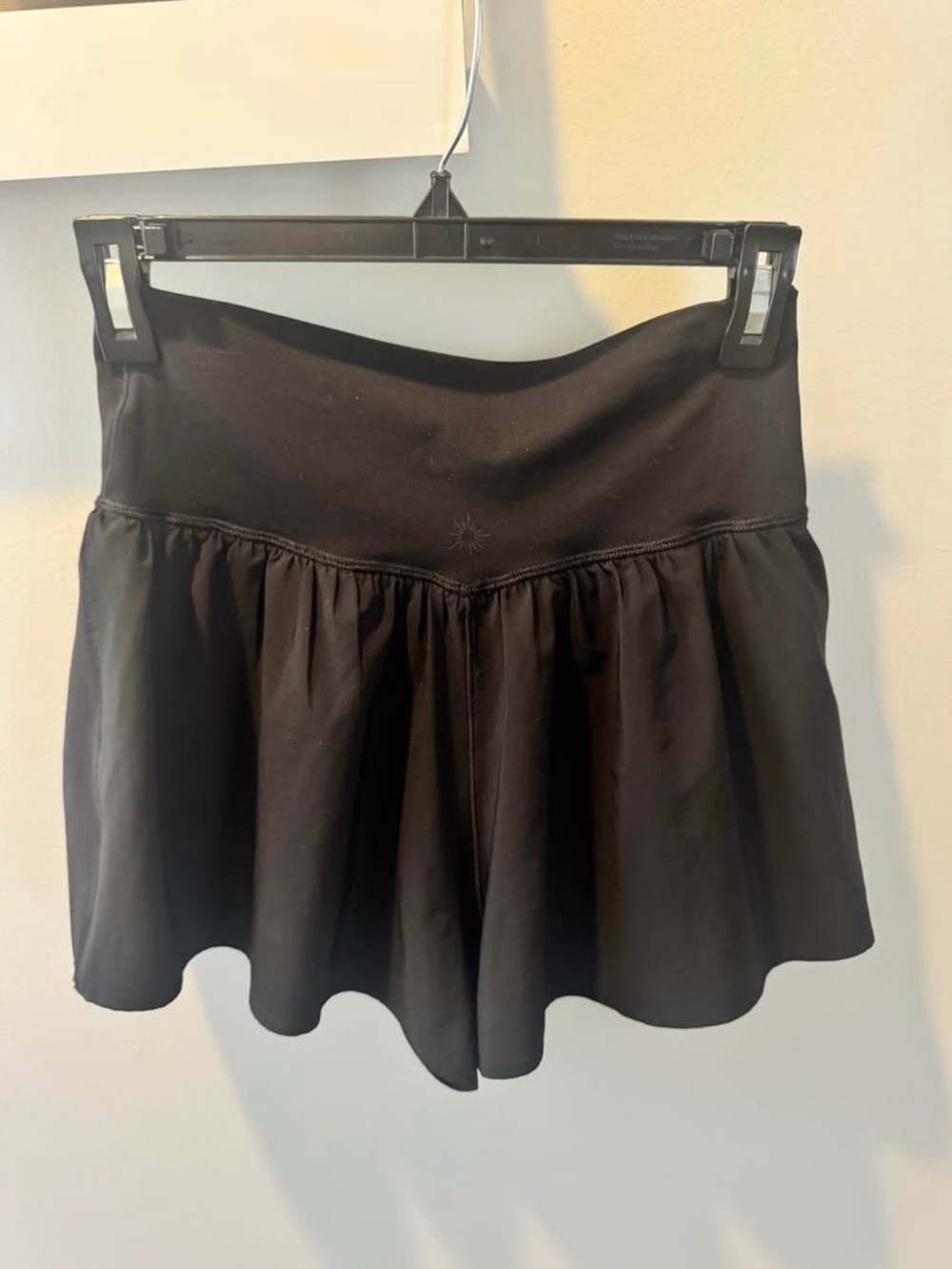 Black Aerie Crossover Shorts